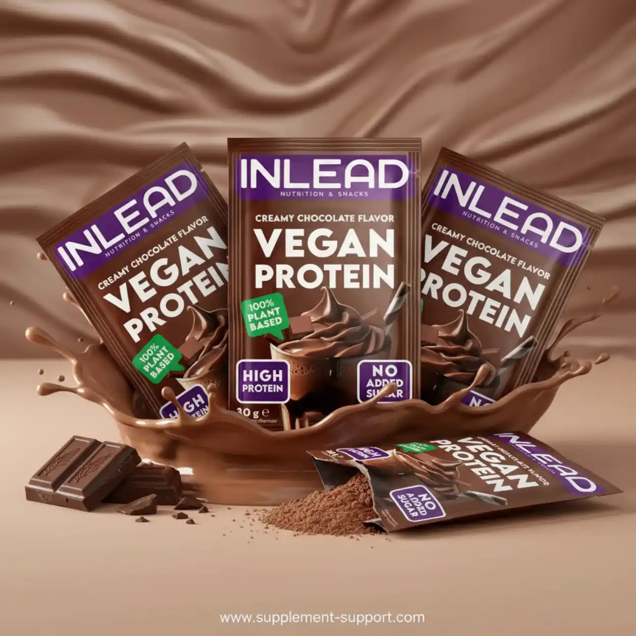 Inlead Vegan Protein 30g Probe - Supplement-Support.com