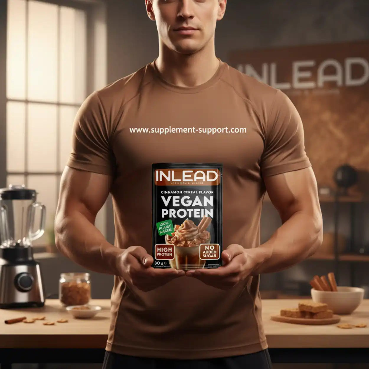Inlead Vegan Protein 30g Probe - Supplement-Support.com