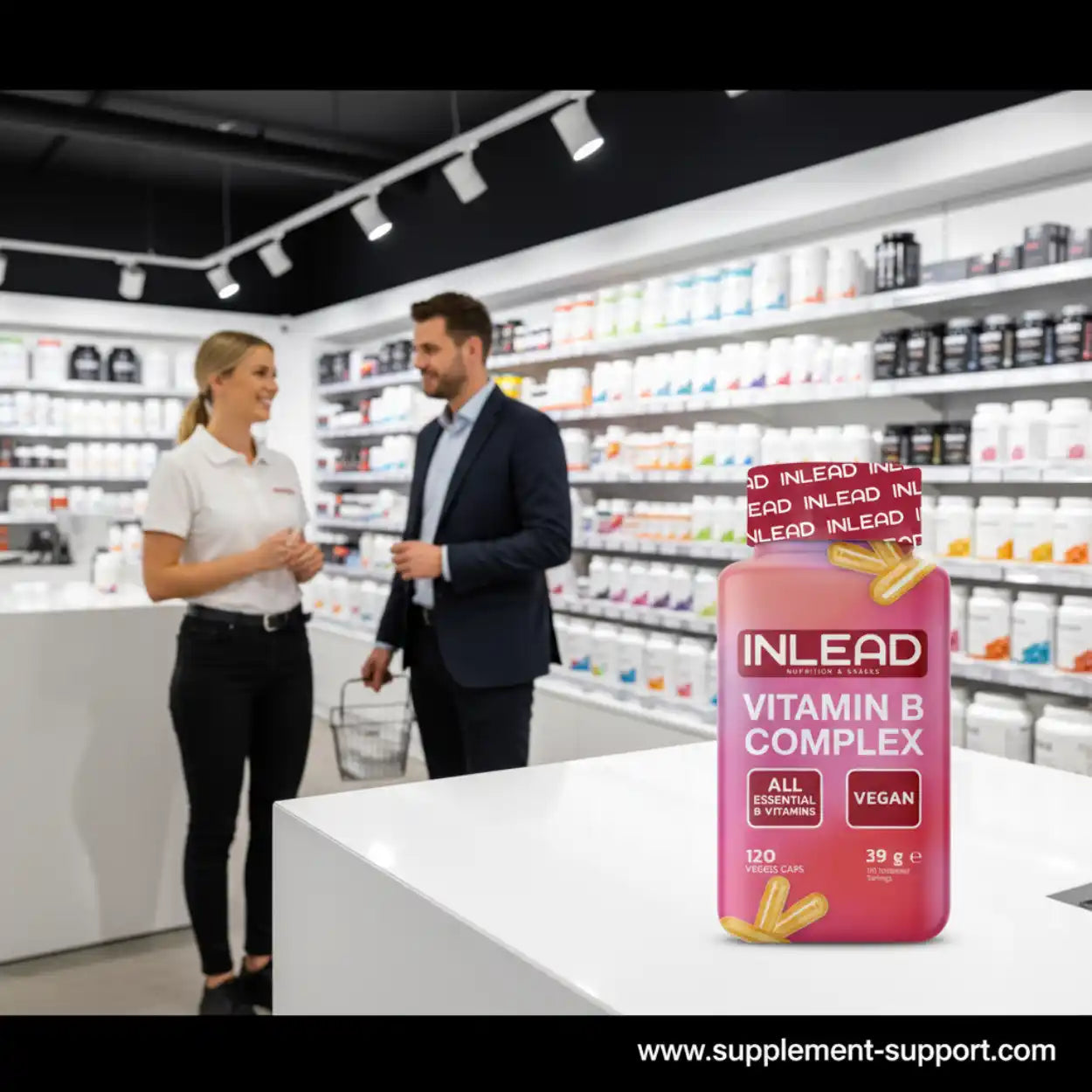 Inlead Vitamin B Complex 120 Caps - Supplement-Support.com