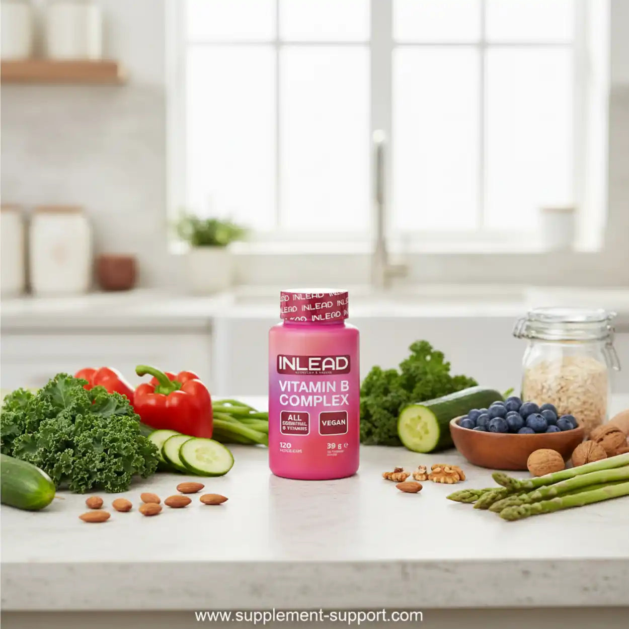 Inlead Vitamin B Complex 120 Caps - Supplement-Support.com