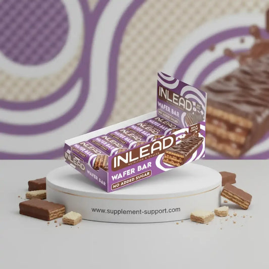 Inlead Wafer Bar 15x45g - Milk Choc - Supplement-Support.com
