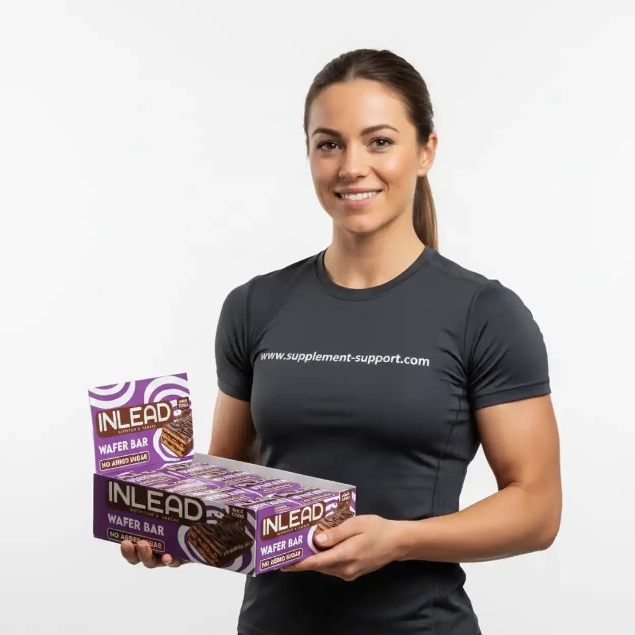 Inlead Wafer Bar 15x45g - Milk Choc - Supplement-Support.com