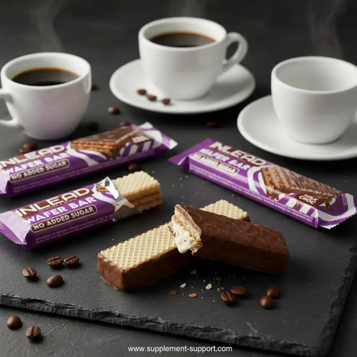 Inlead Wafer Bar 45g - Milk Choc - Supplement-Support.com