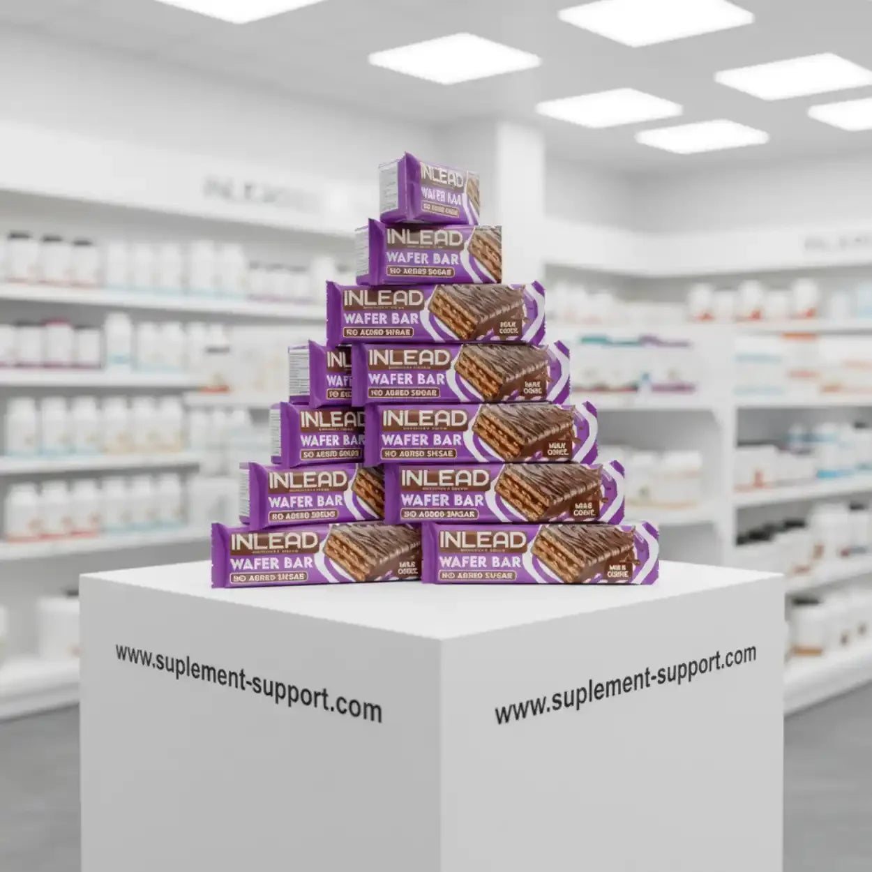 Inlead Wafer Bar 45g - Milk Choc - Supplement-Support.com