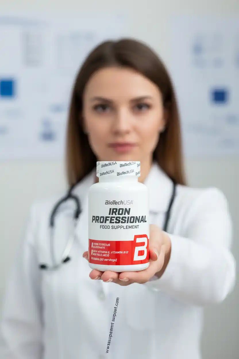 Iron Professional Nahrungsergänzungsmittel von BioTechUSA, ideal für Sportler und Fitnessbegeisterte