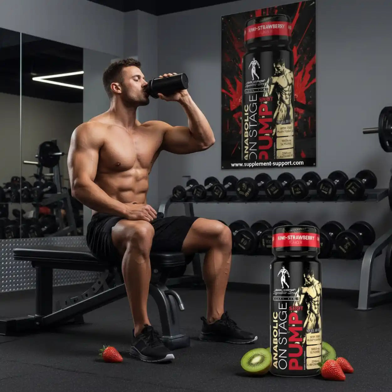 Kevin Levrone® Anabolic ON STAGE PUMP SHOTS 24x60ml - Supplement-Support.com