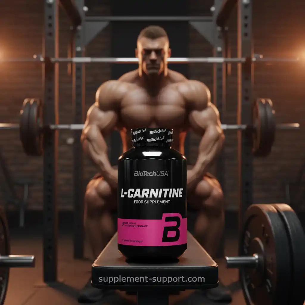 BioTechUSA L-Carnitin Nahrungsergänzung für Fitness & Muskelaufbau im Gym
