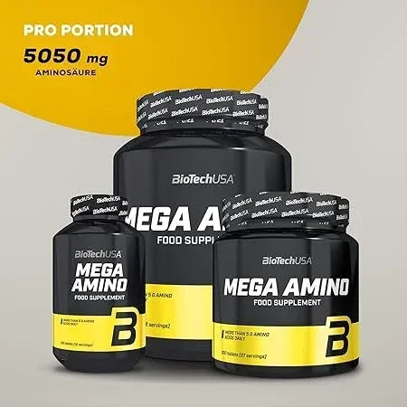 MEGA Amino Tabs - 500 Tabletten - Supplement-Support.com