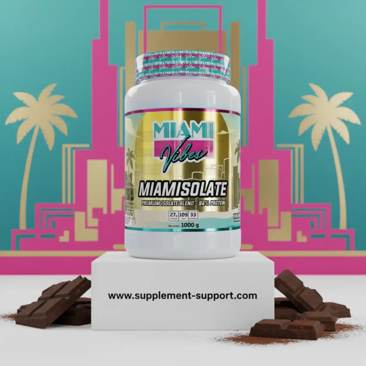MIAMI VIBES MIAMISOLATE 1000g - Supplement-Support.com