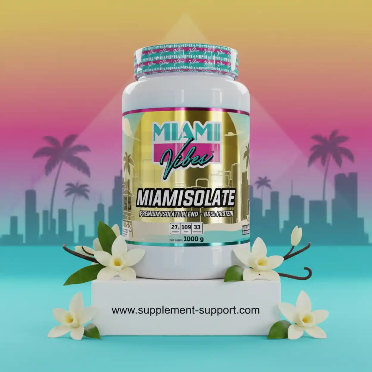 MIAMI VIBES MIAMISOLATE 1000g - Supplement-Support.com