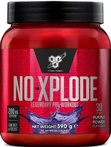 BSN NO-Xplode Pre-Workout Pulver, 390g, Purple Power Geschmack, Energie & Fokus für Sportler