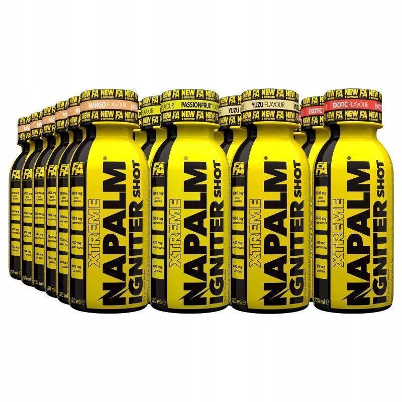 Napalm Xtreme Pre Workout Booster Shot 12x120ml - Supplement-Support.com