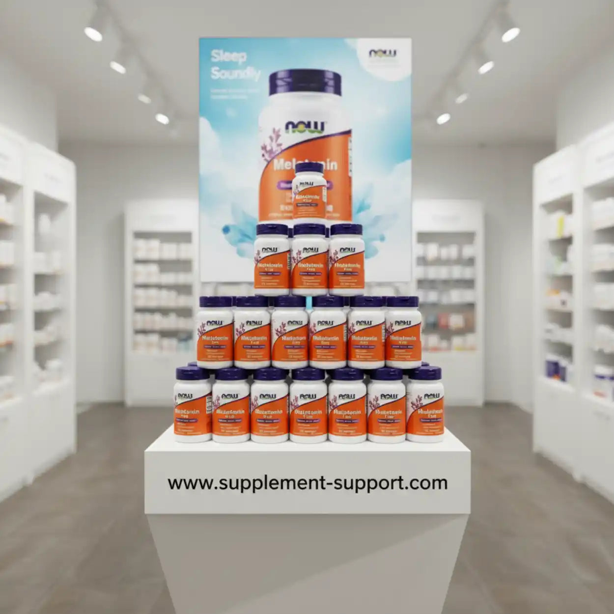 Now Foods, Sleep Support 3 mg, 90 Lutschtabletten - Supplement-Support.com