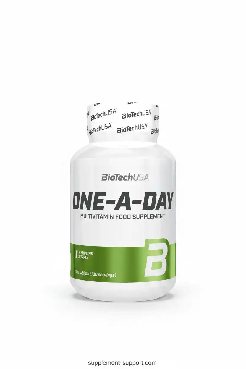 BioTechUSA One-A-Day Multivitamin Nahrungsergänzung, 100 Tabletten für 3 Monate, ideal für Sportler und Fitness