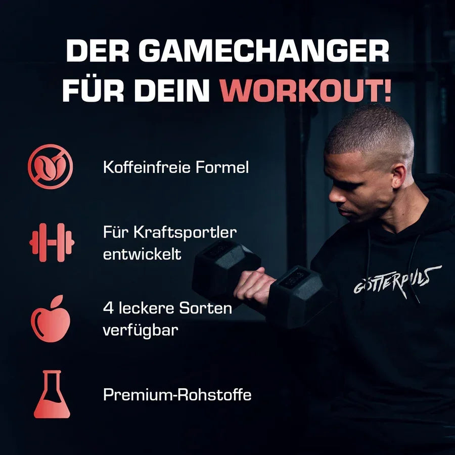 OS Nutrition Götterpuls® NULL Pre Workout Booster 300g STIM FREE - Supplement-Support.com