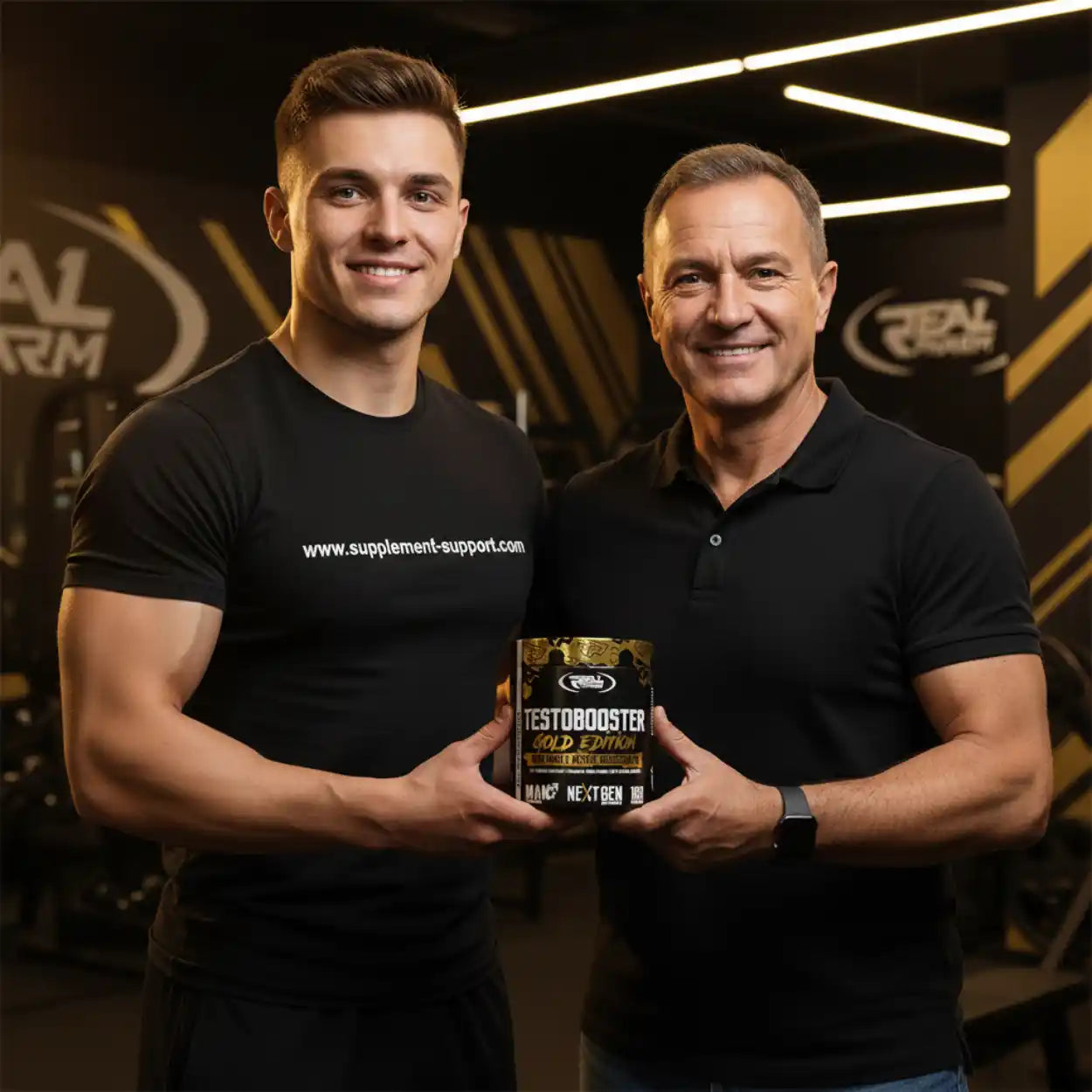 REAL PHARM® TESTO BOOSTER Gold Edition 180 Kapseln - Supplement-Support.com
