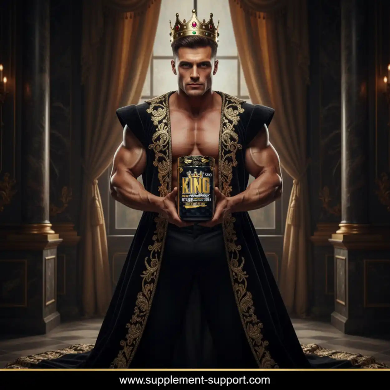 REAL PHARM® KING Pre Workout 500g - Supplement-Support.com