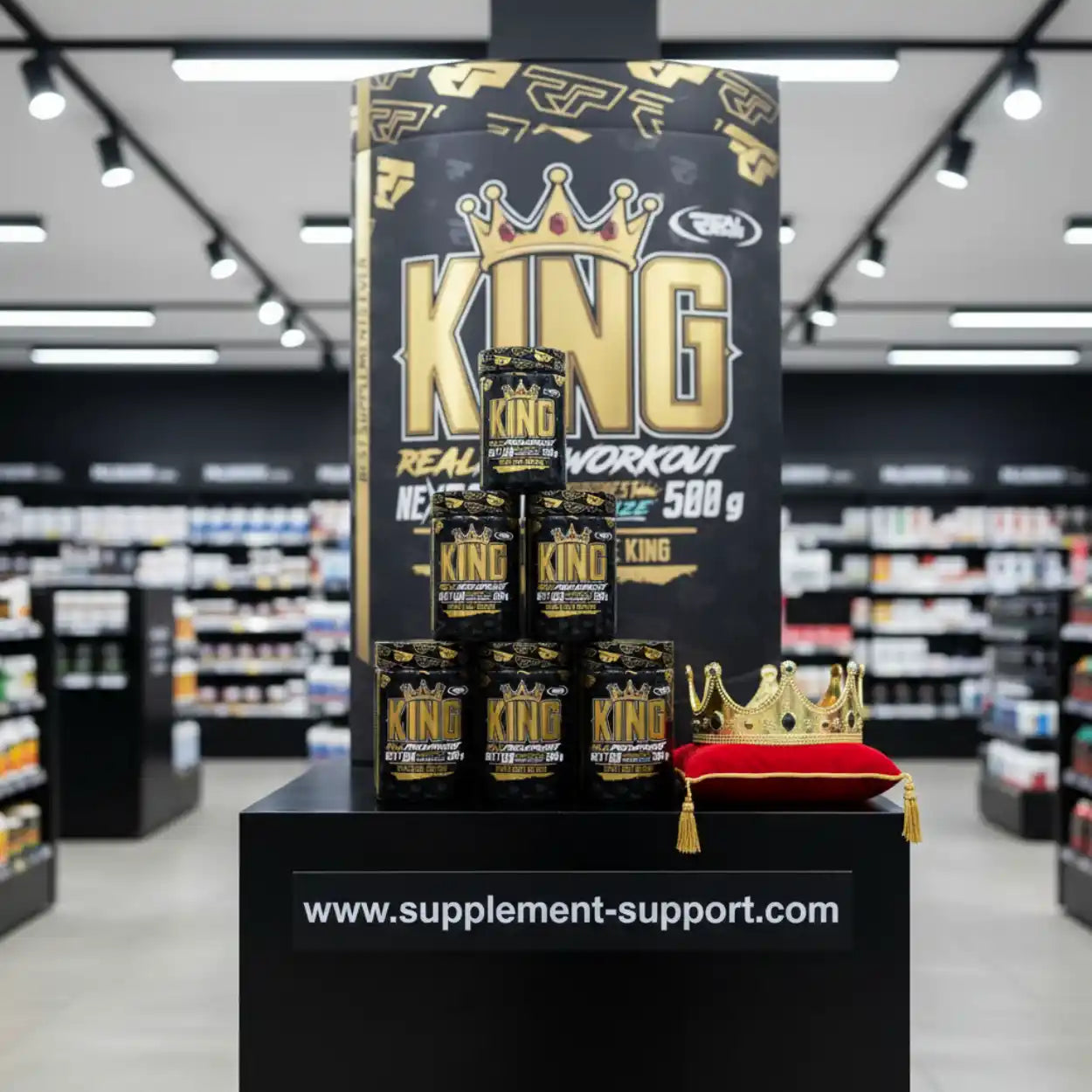 REAL PHARM® KING Pre Workout 500g - Supplement-Support.com