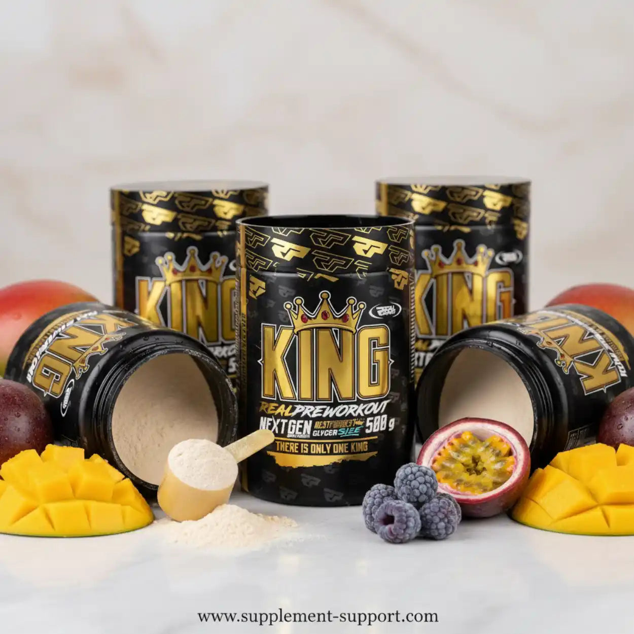 REAL PHARM® KING Pre Workout 500g - Supplement-Support.com