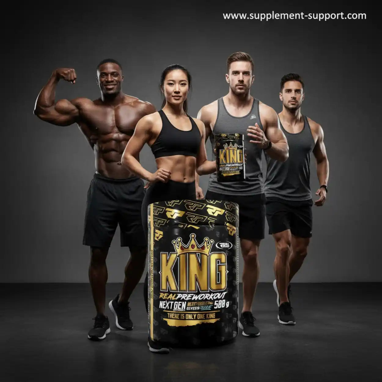 REAL PHARM® KING Pre Workout 500g - Supplement-Support.com