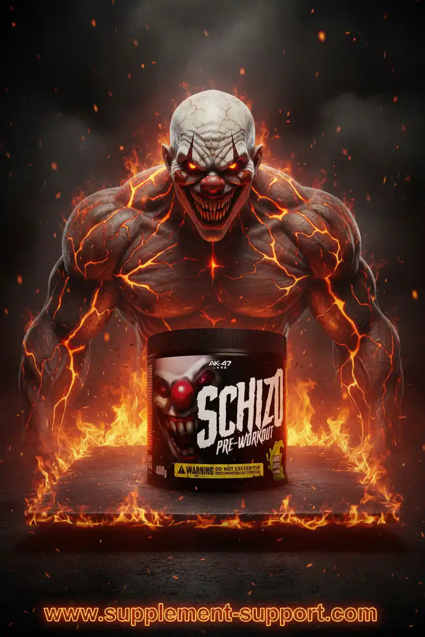 Schizo Pre-Workout von AK-47 – intensives Training mit Energie-Booster für Fitness und Sport