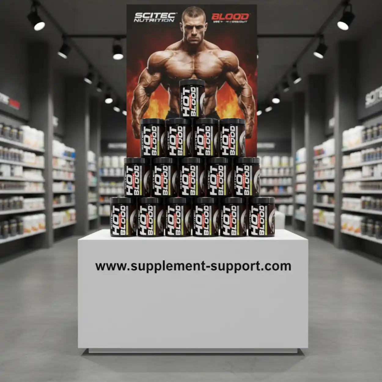 Scitec Nutrition Hot Blood Infinity Booster, 350g - Supplement-Support.com