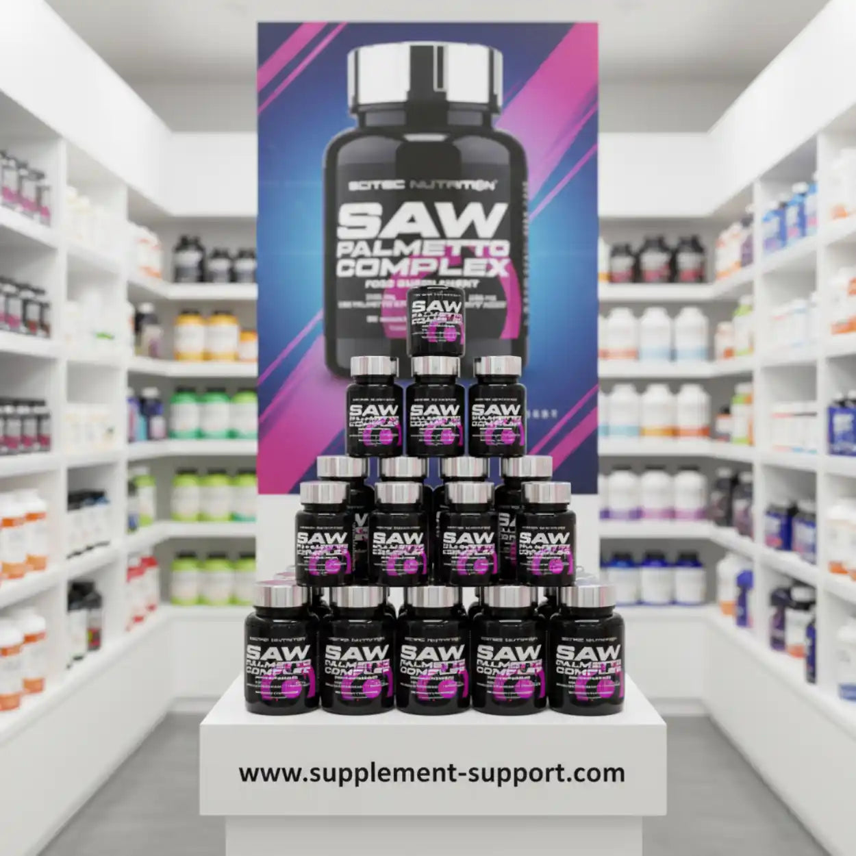 Scitec Nutrition Saw Palmetto Complex 90 Kapseln - Supplement-Support.com
