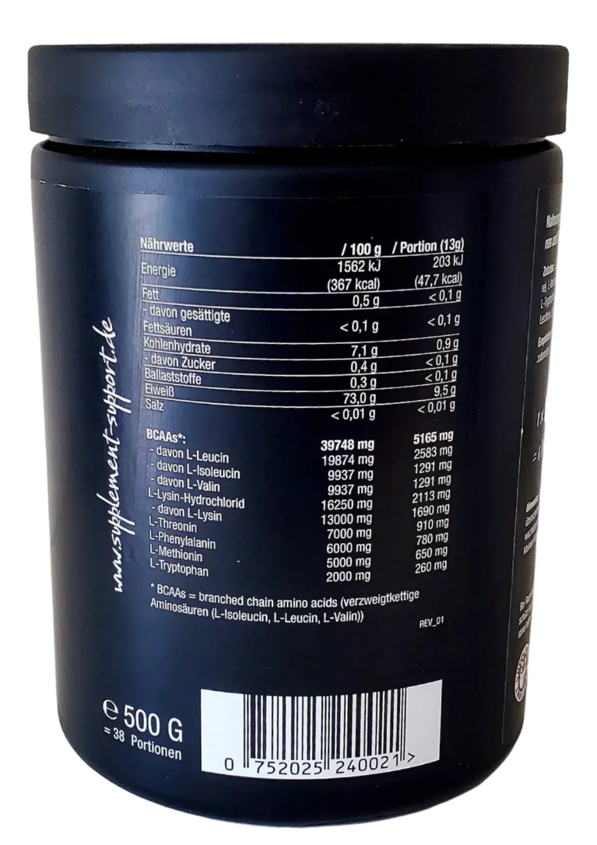 Supplement Support EAA Complex 500g - Supplement-Support.com