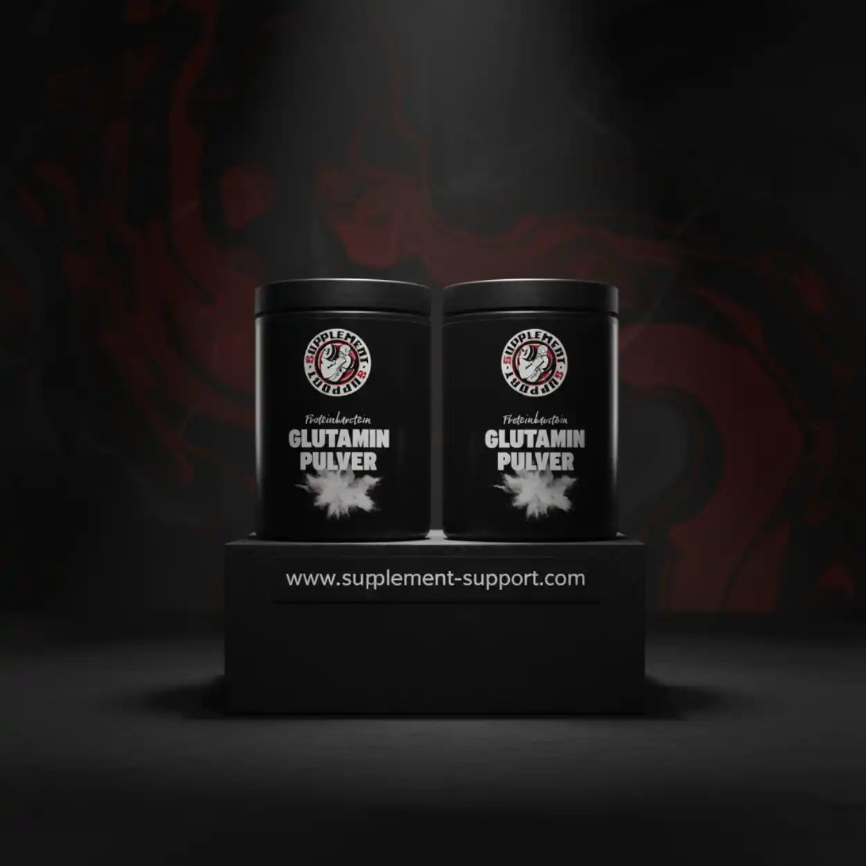 Supplement Support L-Glutamin Pulver 2x500g - Supplement-Support.com