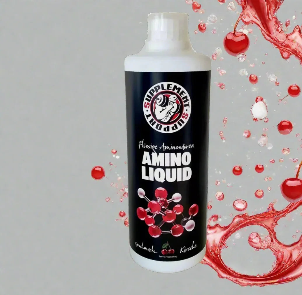 Flüssige Aminosäuren Amino Liquid Kirschgeschmack für Sportler und Fitness
