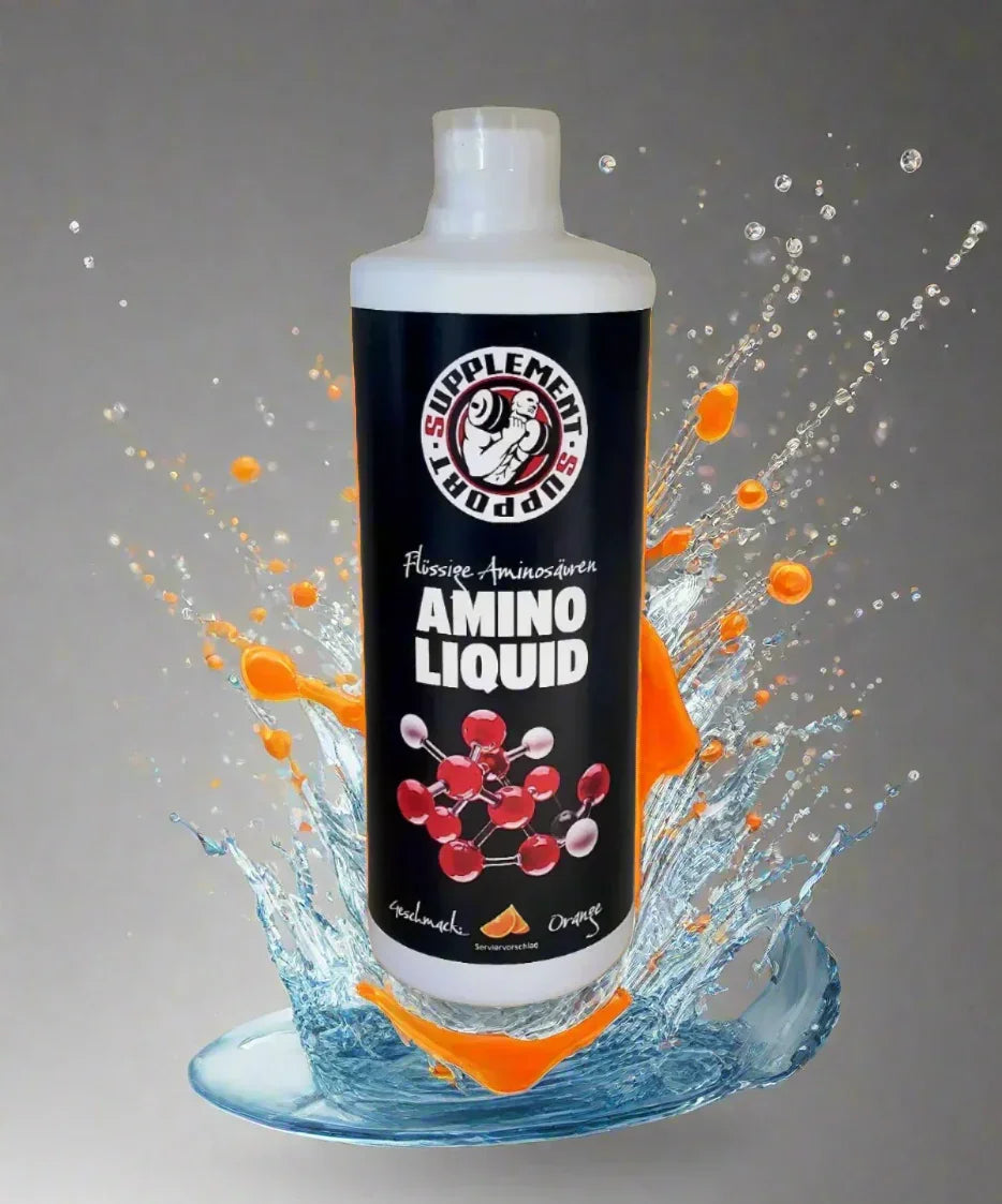 Amino Liquid Flüssige Aminosäuren Orange Geschmack für Sportler