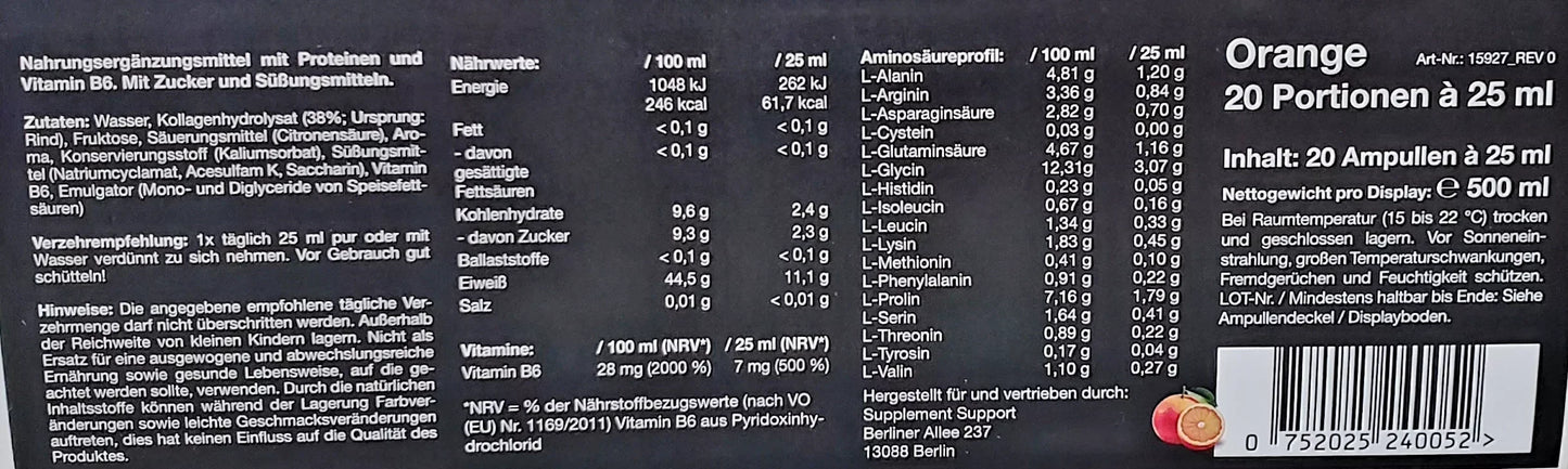 Supplement Support Liquid Amino - 25 ml - Supplement-Support.com