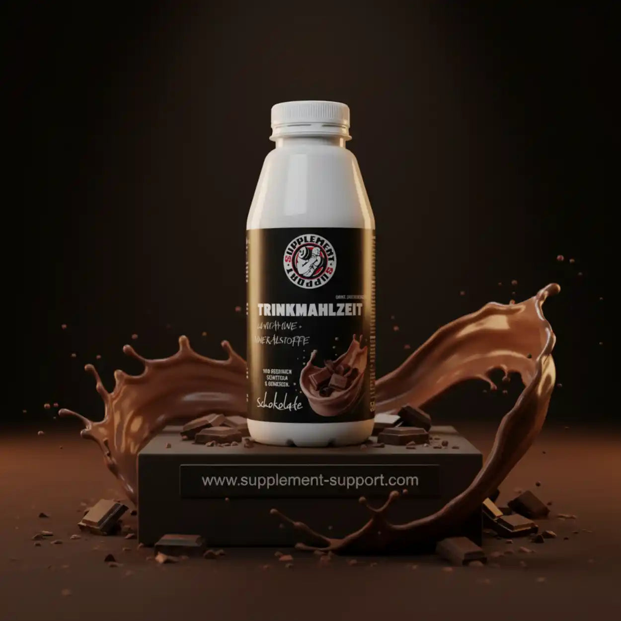 Schokoladen-Trinkmahlzeit mit L-Carnitin & Mineralstoffen für Sportler und Fitness