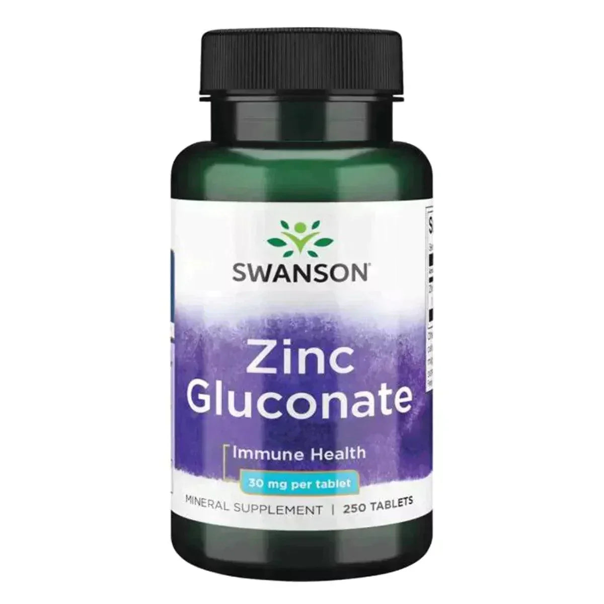 Swanson Zinc Gluconate 250 Tabletten a´30mg - Supplement-Support.com