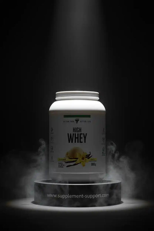 High Whey Protein Pulver Vanille Geschmack, 900g – Ideal für Fitness & Sportler