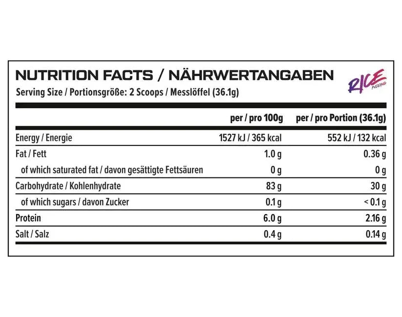 VAST® INSTANT RICE PUDDING COMPLEX CARBS 900g - Supplement-Support.com