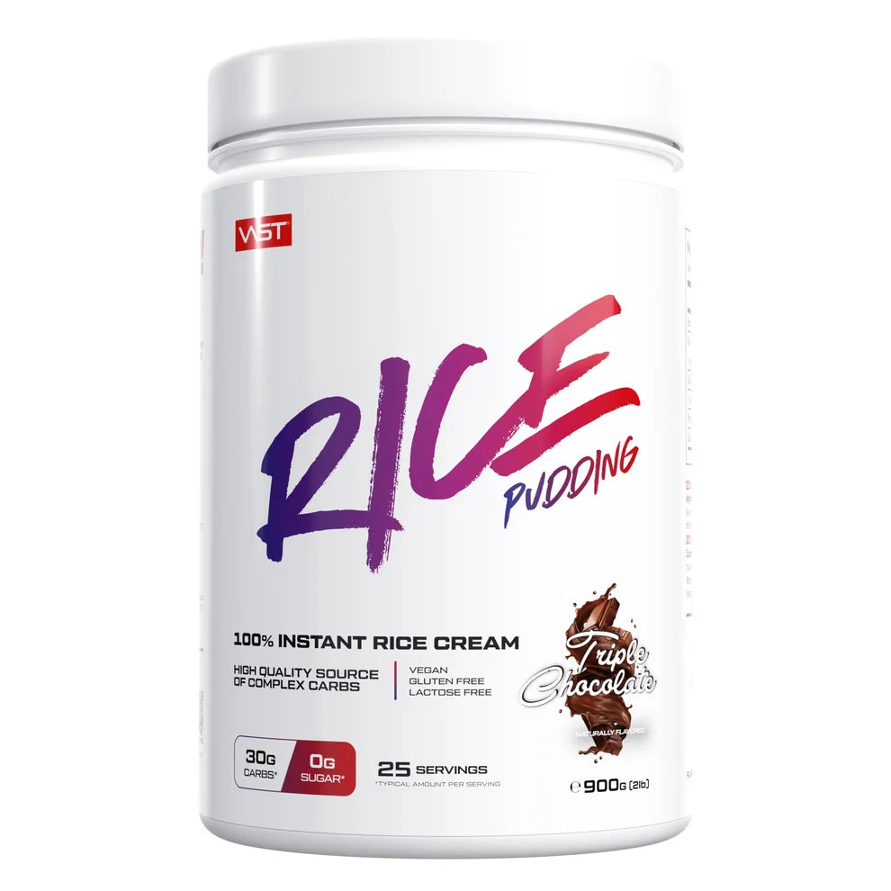 VAST® Instant Rice Pudding Triple Chocolate, 900g Dose, vegane komplexe Kohlenhydrate