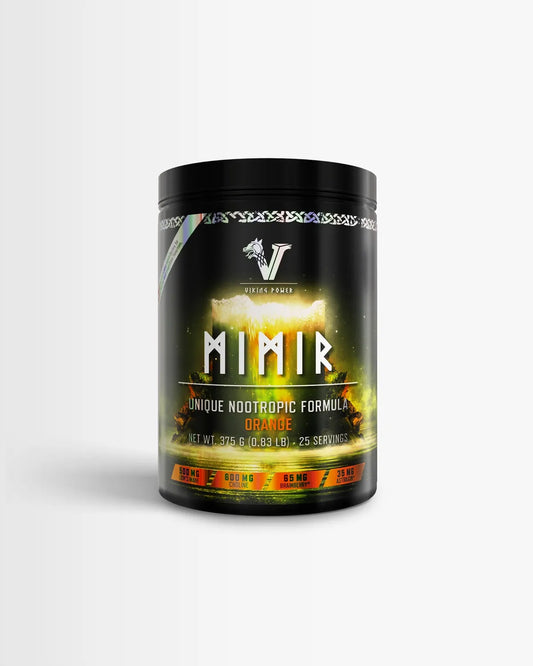 Mimir Nootropik-Formel Orange von Viking Power, 375g, 25 Portionen, Sportnahrung