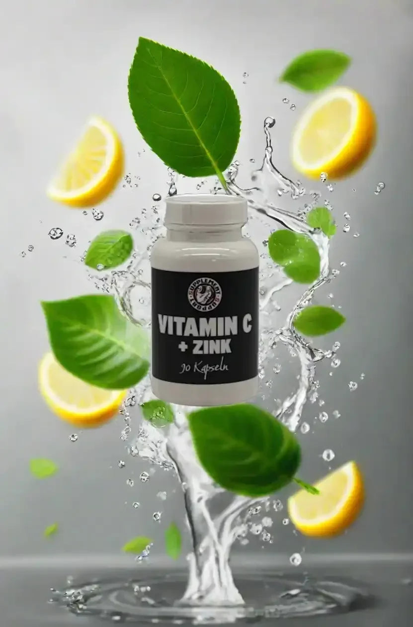 Vitamin C + Zink 90 Vegan Kapseln - Supplement-Support.com