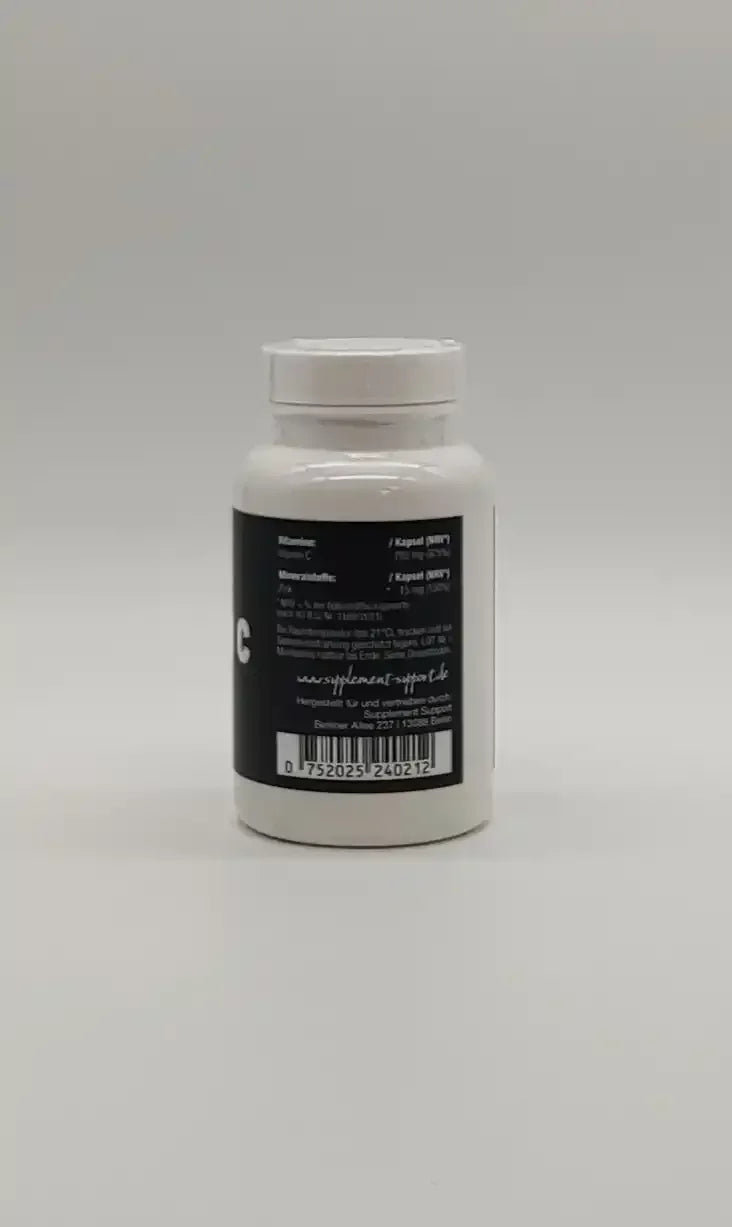 Vitamin C + Zink 90 Vegan Kapseln - Supplement-Support.com