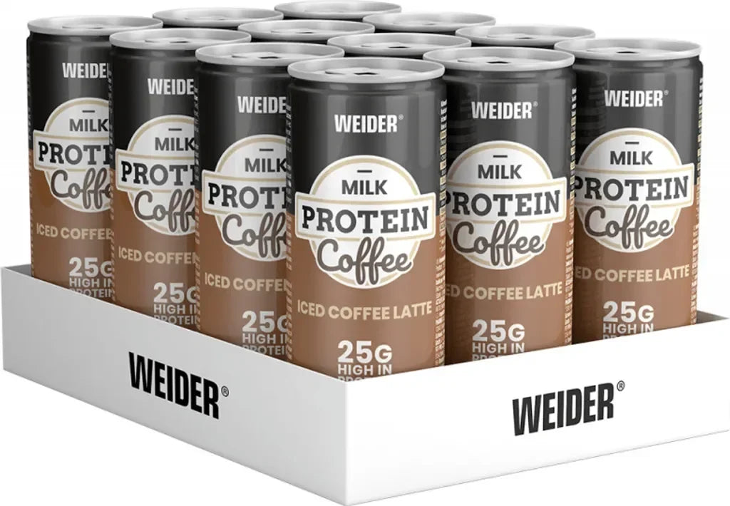 Weider Protein Coffee,12x250 ml Dose (inkl. Pfand), Iced Coffe Latte - Supplement-Support.com