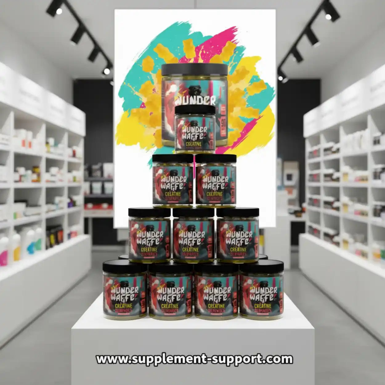 Wunderwaffe® CREATINE GUMMIES 90Stück Lemon - Supplement-Support.com