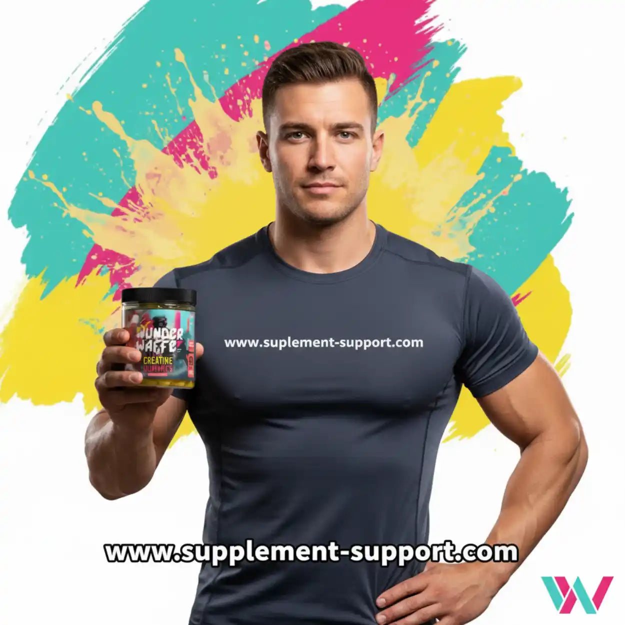 Wunderwaffe® CREATINE GUMMIES 90Stück Lemon - Supplement-Support.com