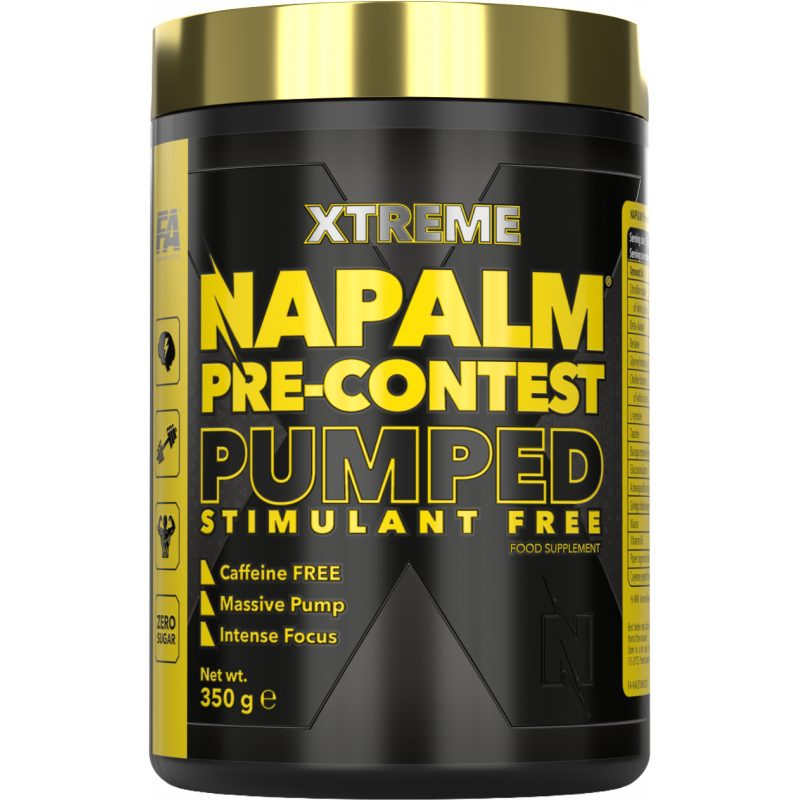 XTREME Napalm Pre Workout Booster PUMPED 350g Stimfree