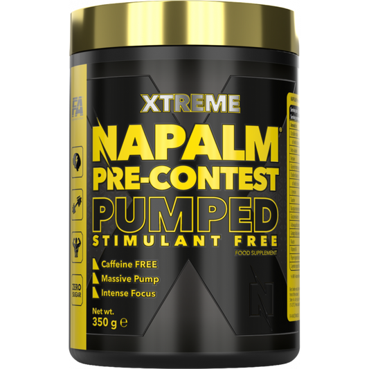 XTREME Napalm Booster Pré-Entraînement PUMPED 350g Sans stimulants