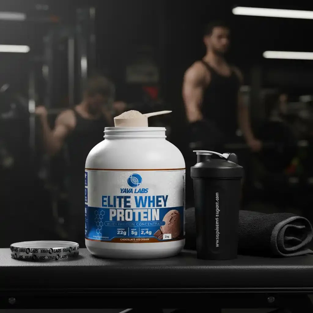 Elite Whey Protein von Yaya Labs, Schokoladen-Eis-Cream-Geschmack, ideal für Fitness und Muskelaufbau