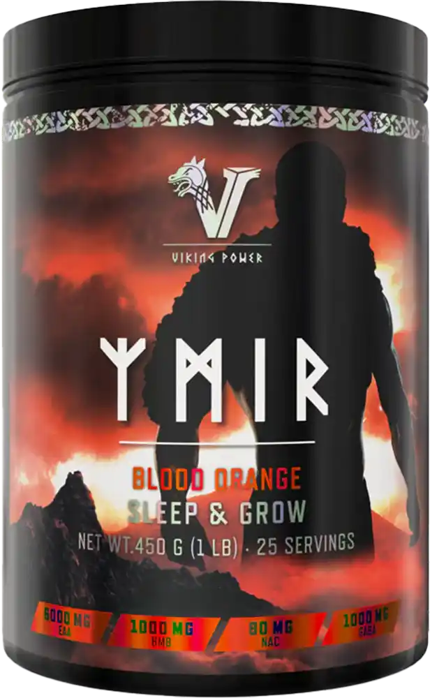 Viking Power Ymir Sleep & Grow Blood Orange, Nahrungsergänzung für Sportler mit 450g