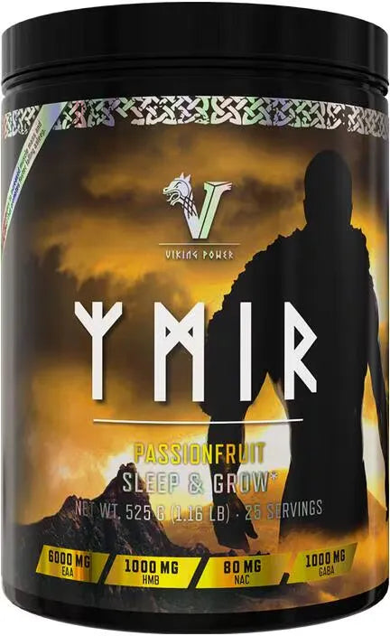 Ymir Passionfruit Sleep & Grow Nahrungsergänzung mit 6000 mg EAA und 1000 mg HMB